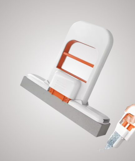 Mini Foldable Cleaning Mop with Hands-Free Squeeze